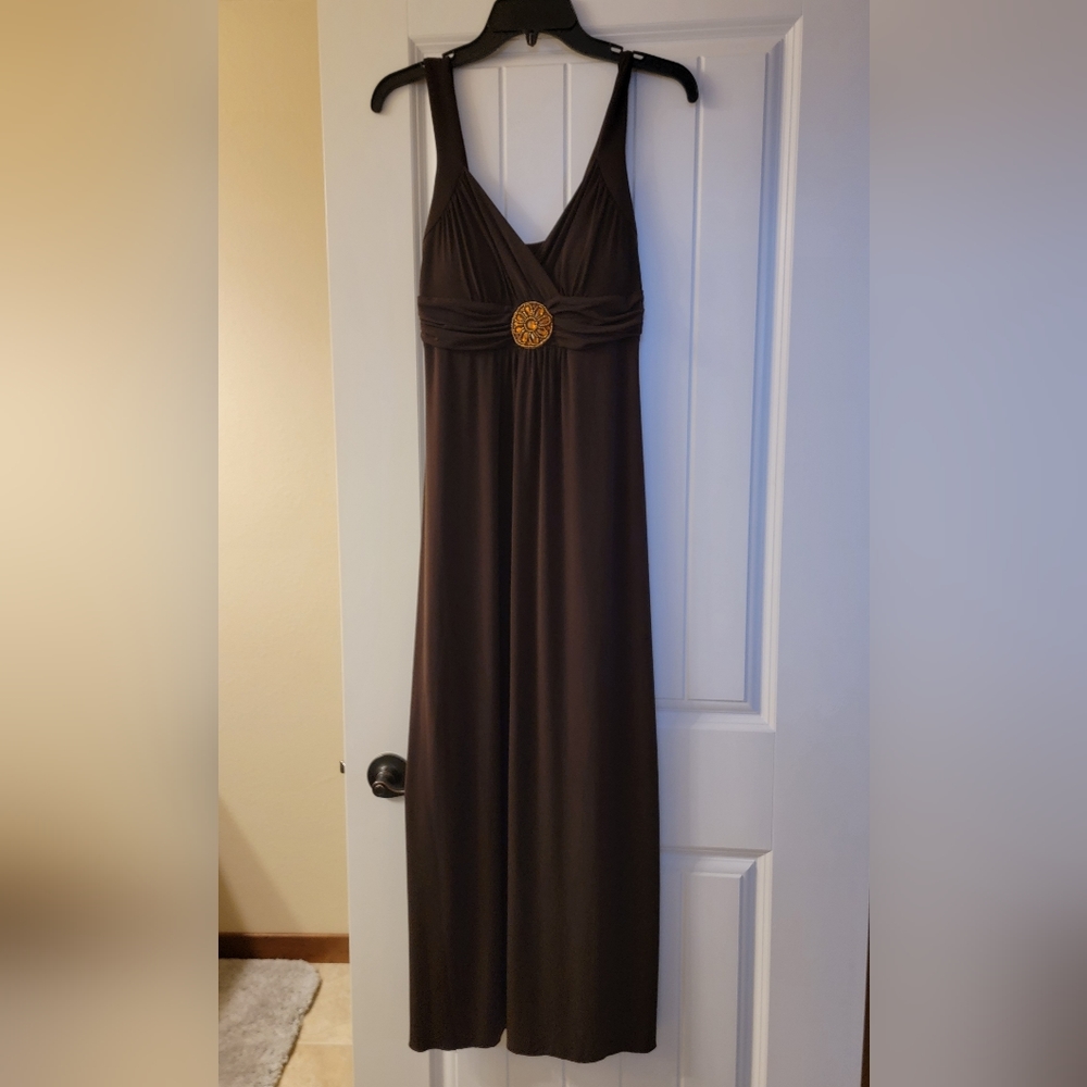 Long brown dress